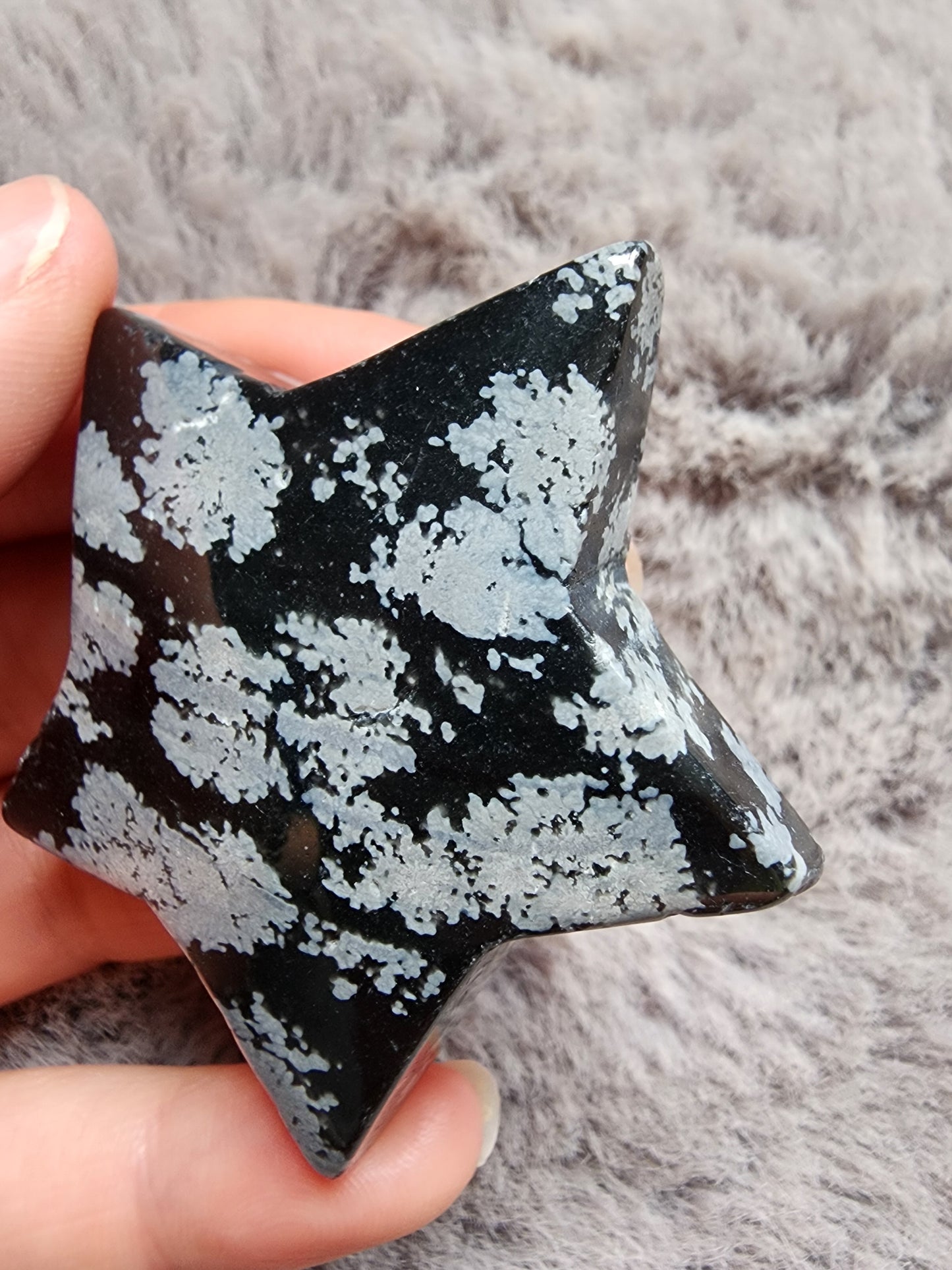 Snowflake Obsidian Star