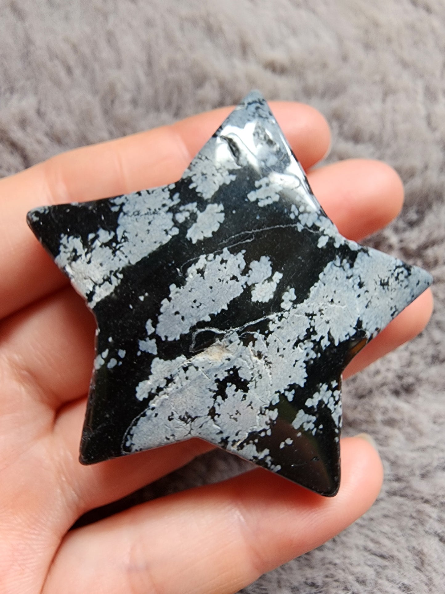 Snowflake Obsidian Star