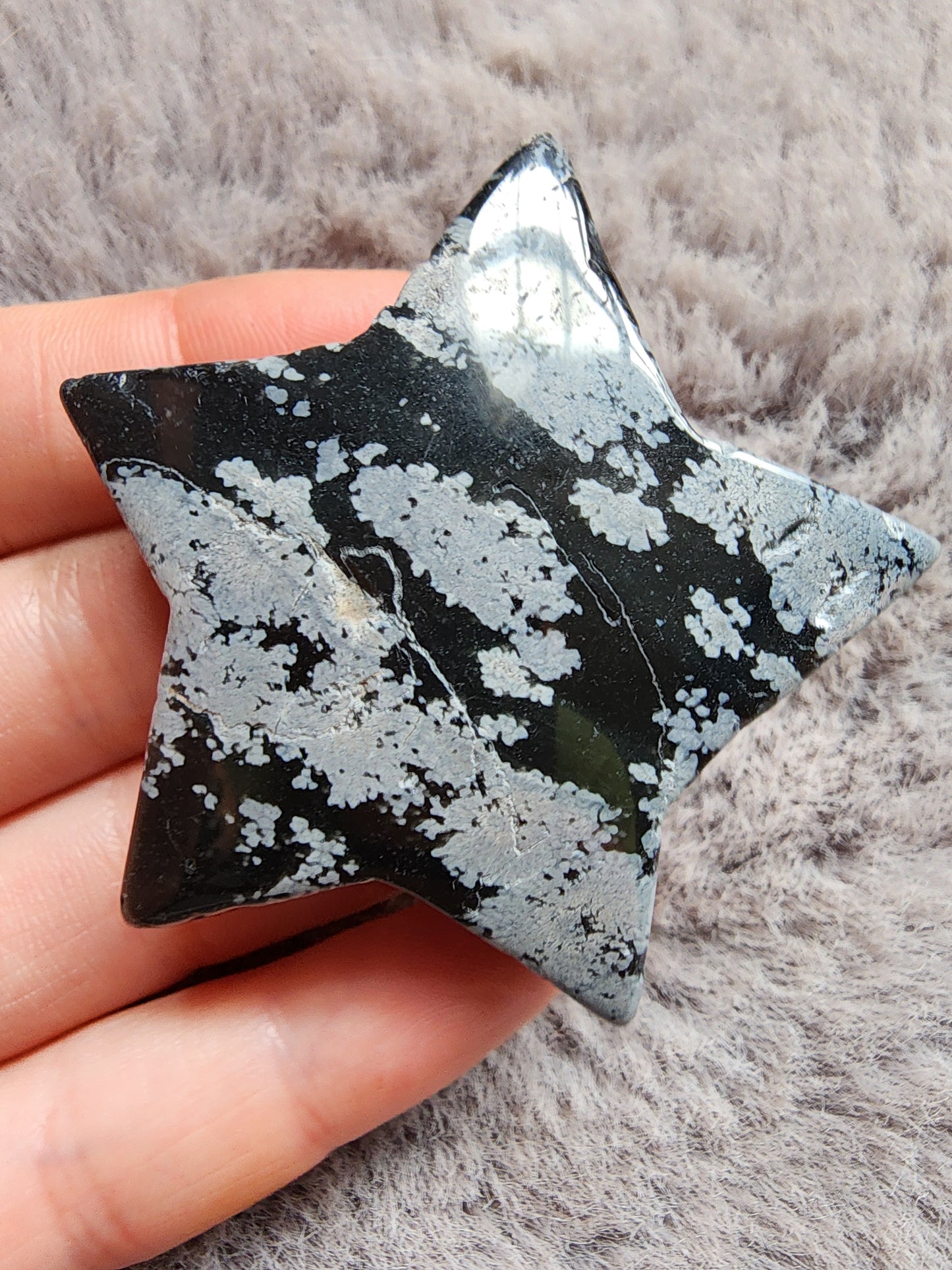 Snowflake Obsidian Star