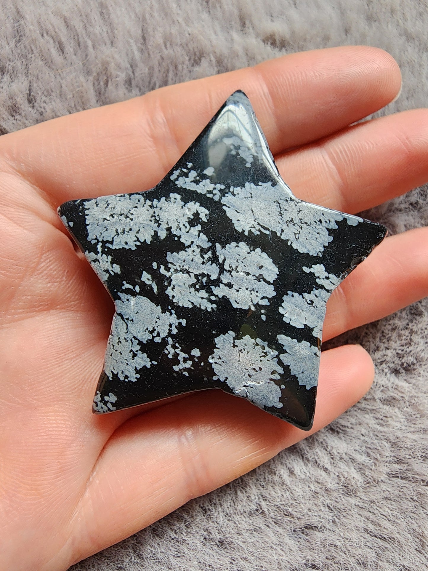 Snowflake Obsidian Star