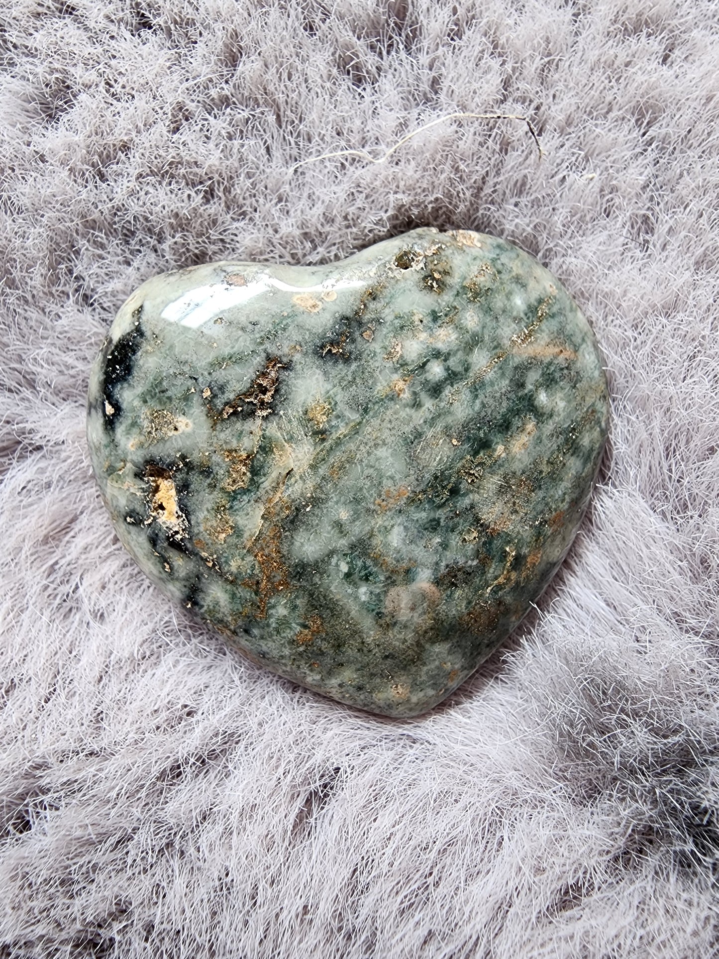 Orbicular Jasper Heart