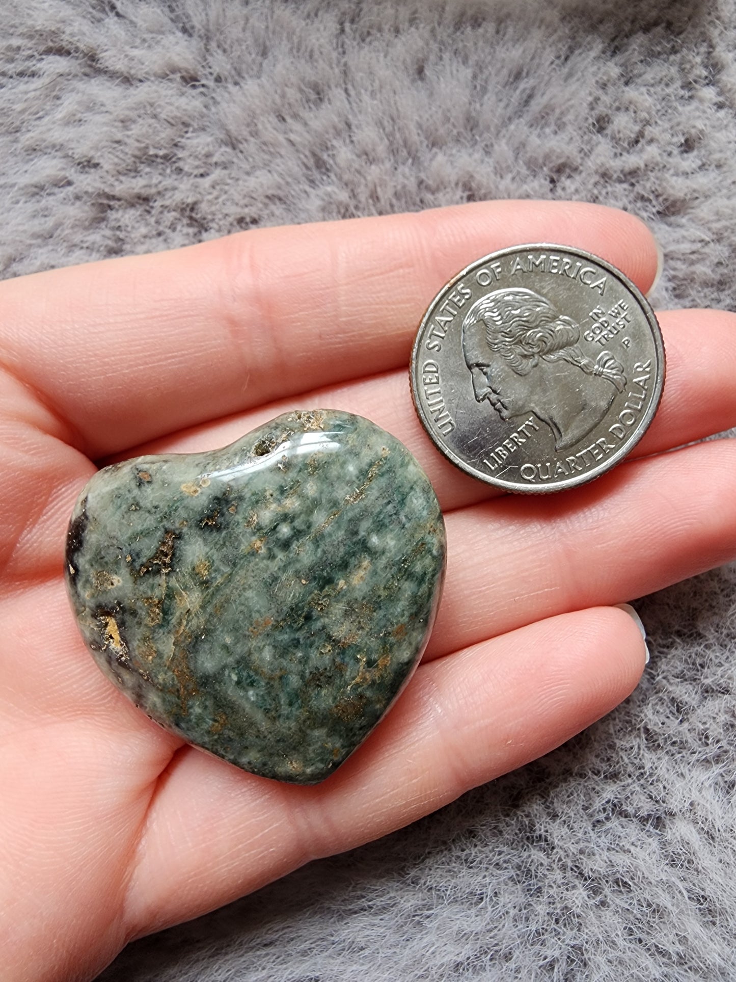 Orbicular Jasper Heart