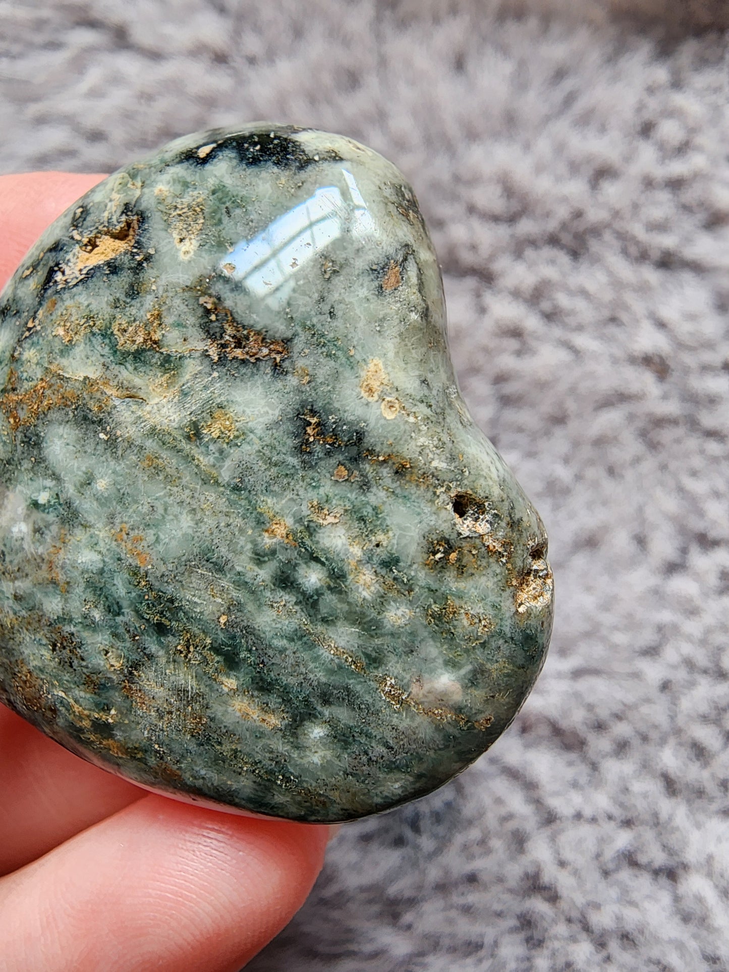 Orbicular Jasper Heart