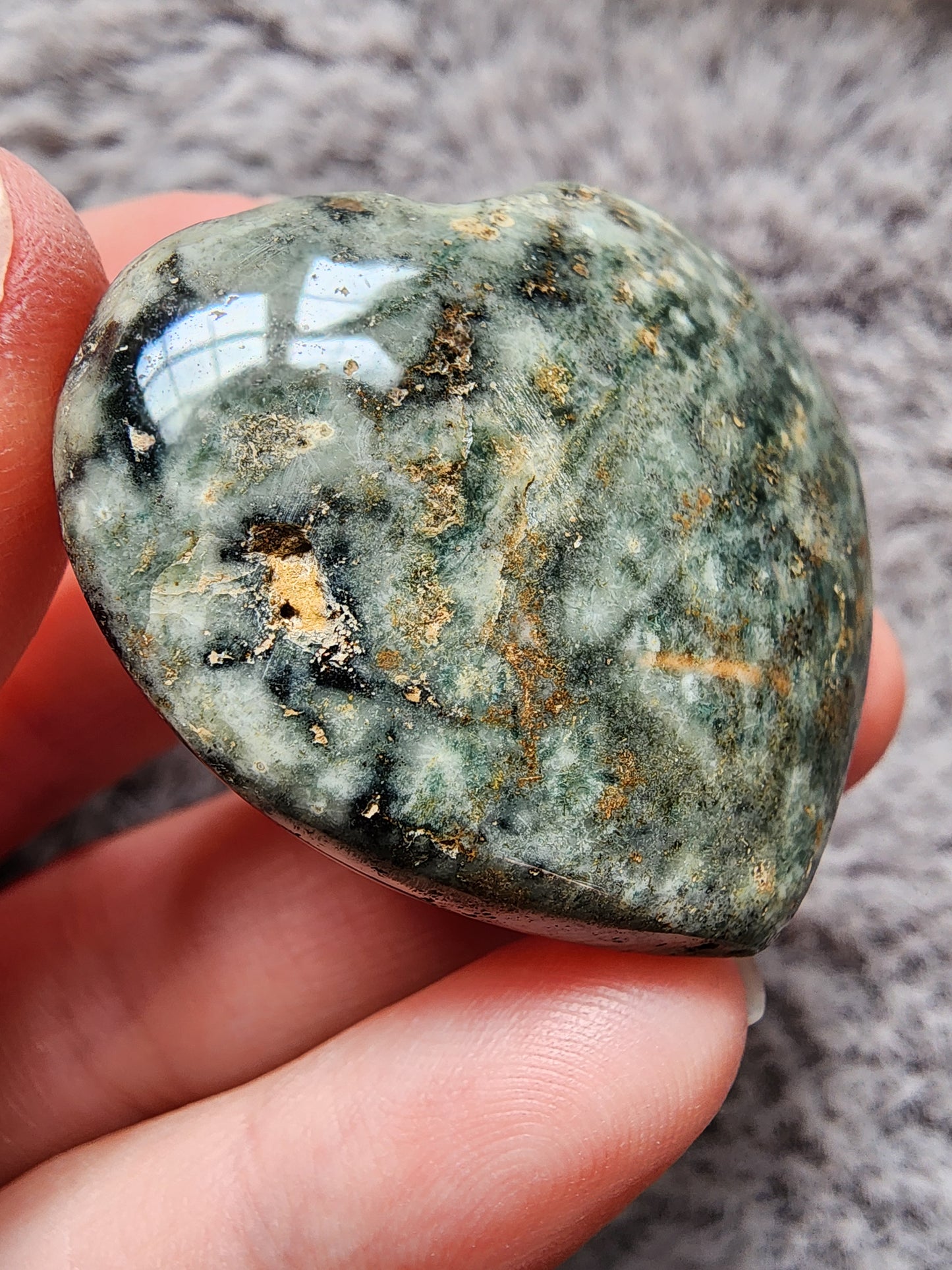 Orbicular Jasper Heart