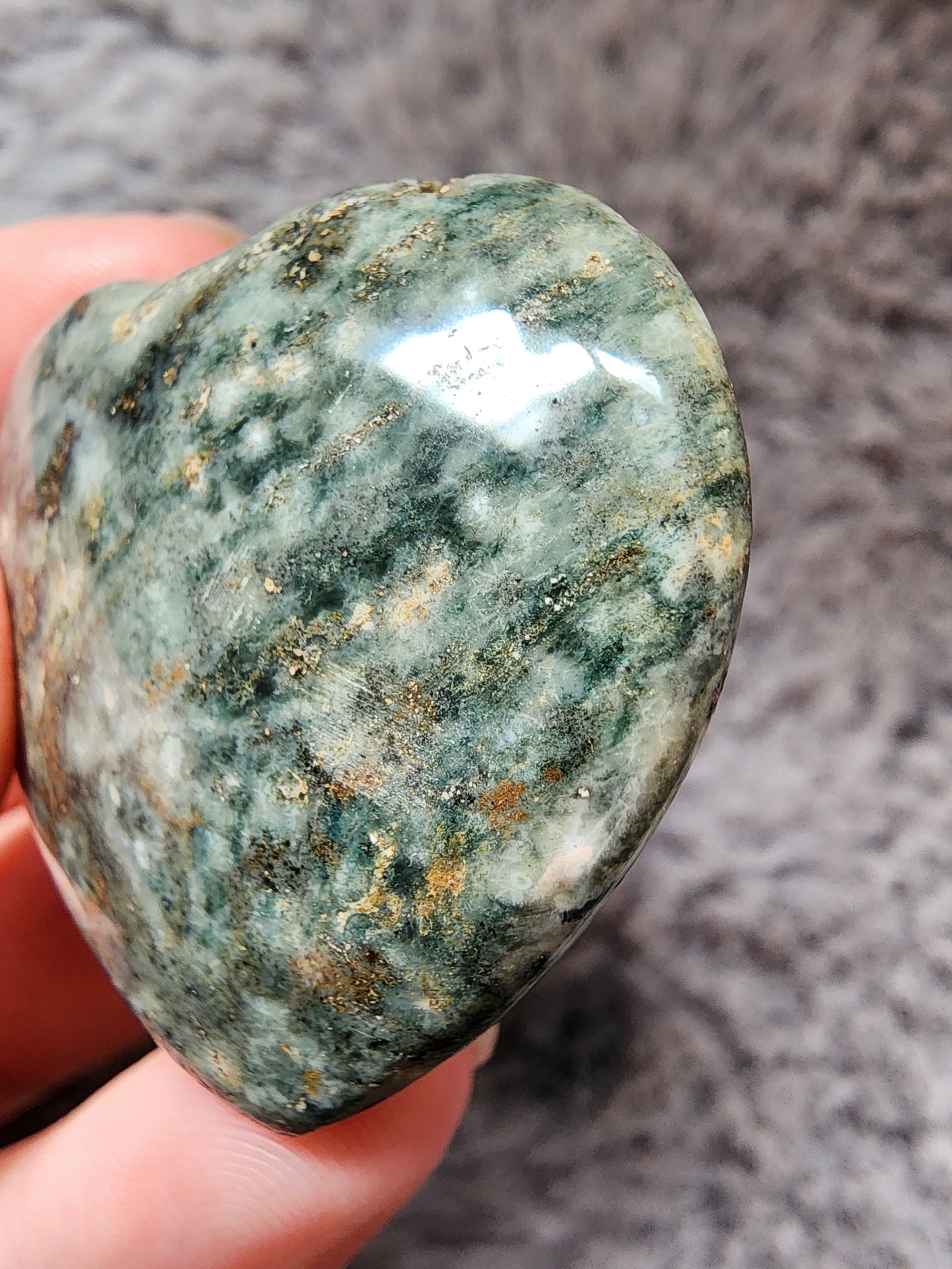 Orbicular Jasper Heart