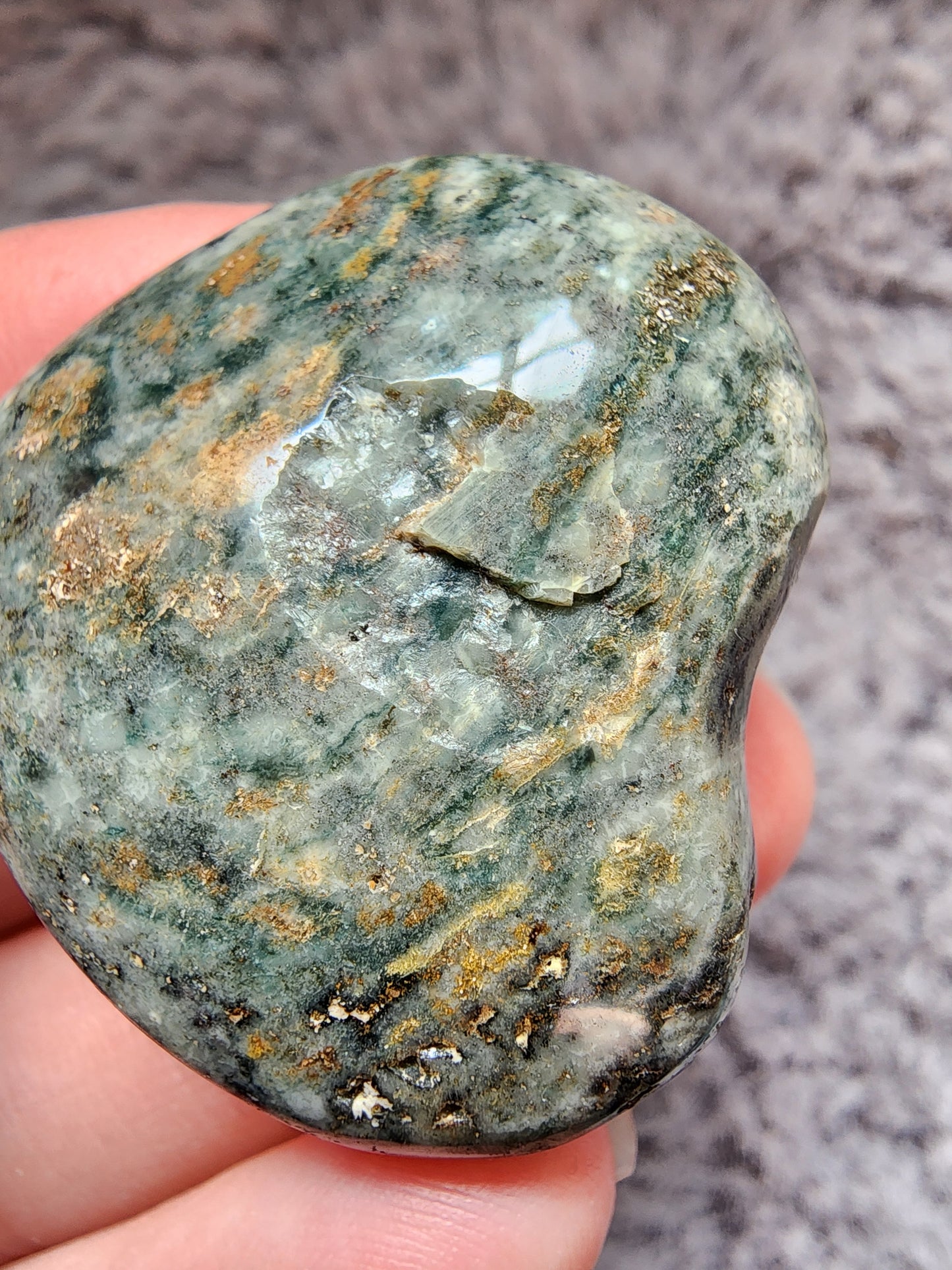 Orbicular Jasper Heart