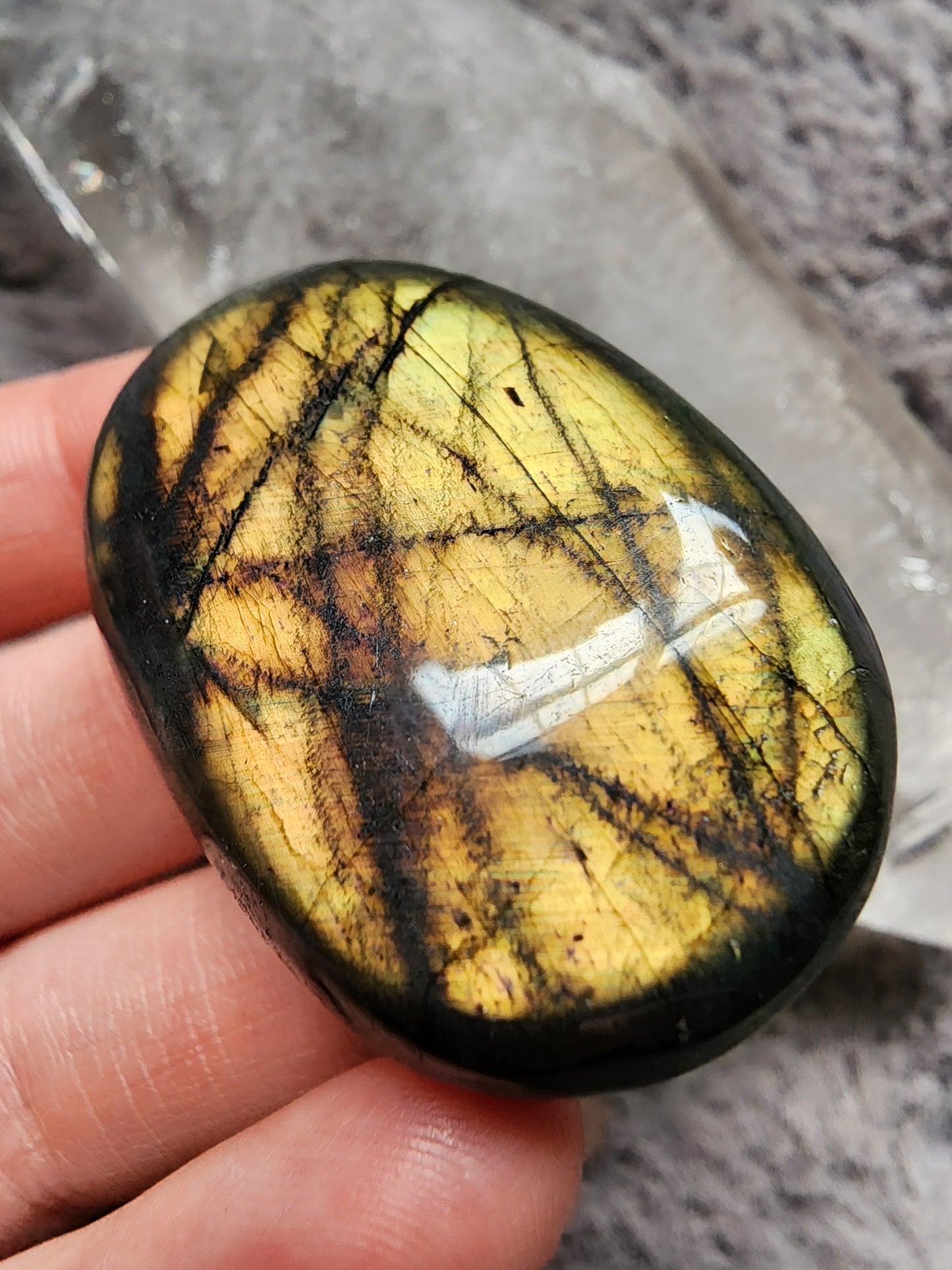 Labradorite Palmstone