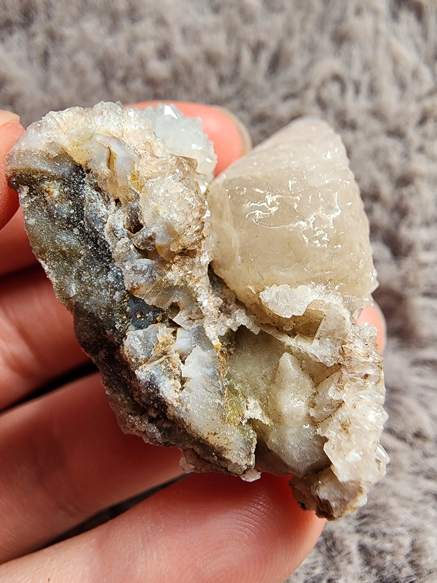 Calcite Quartz Specimen