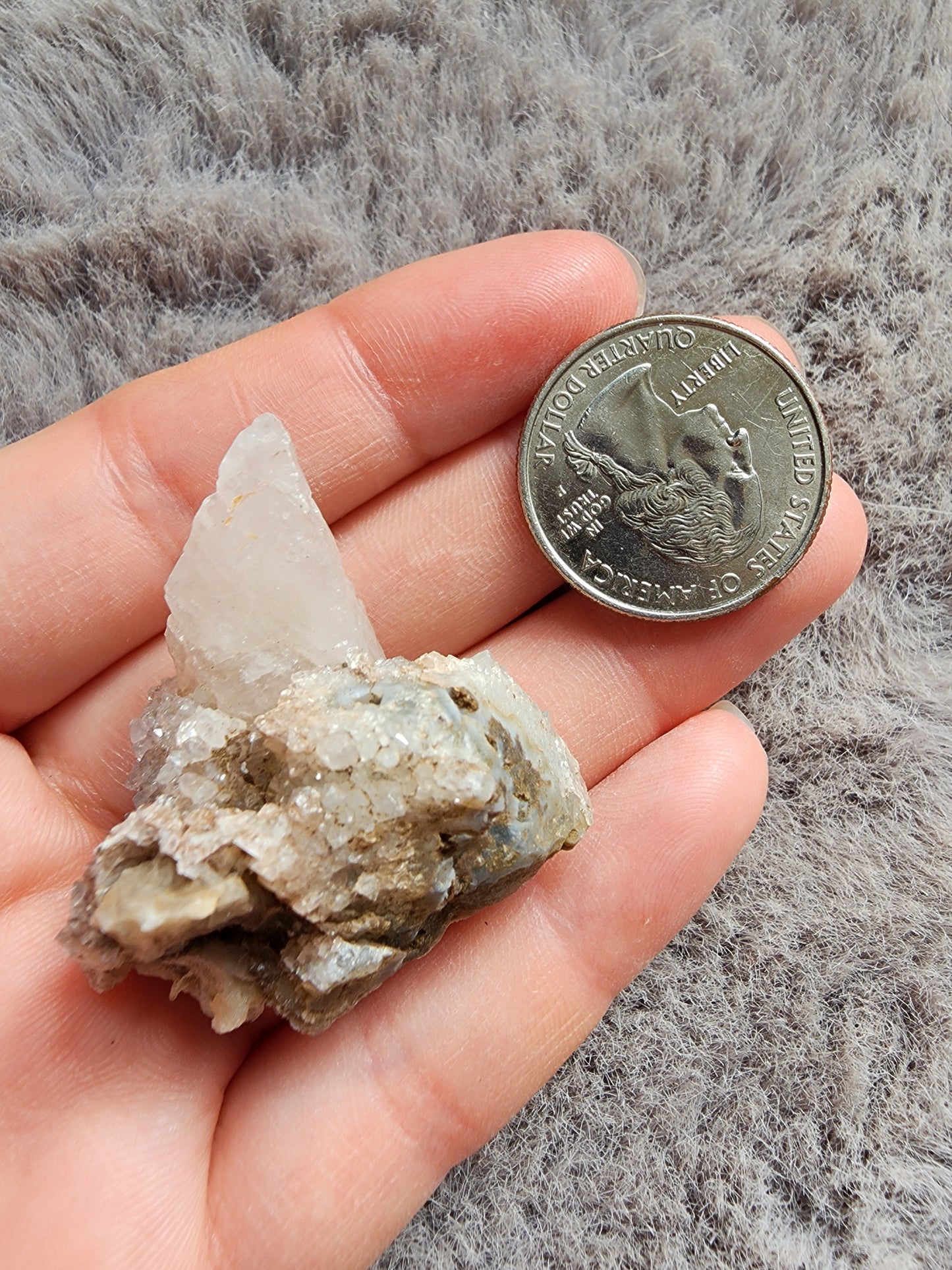 Calcite Quartz Specimen