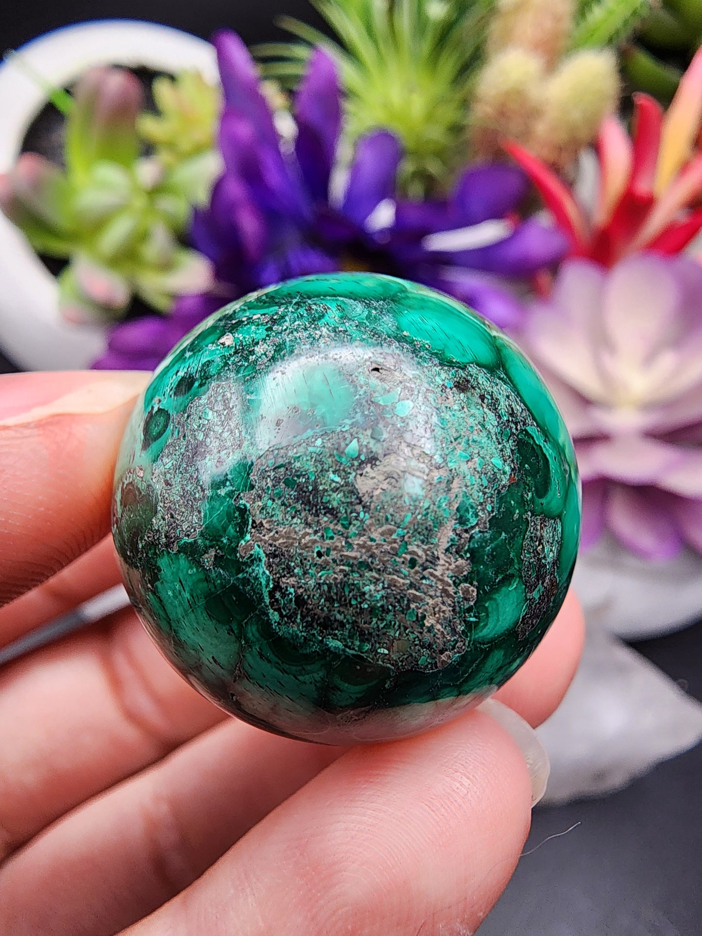 Malachite Sphere