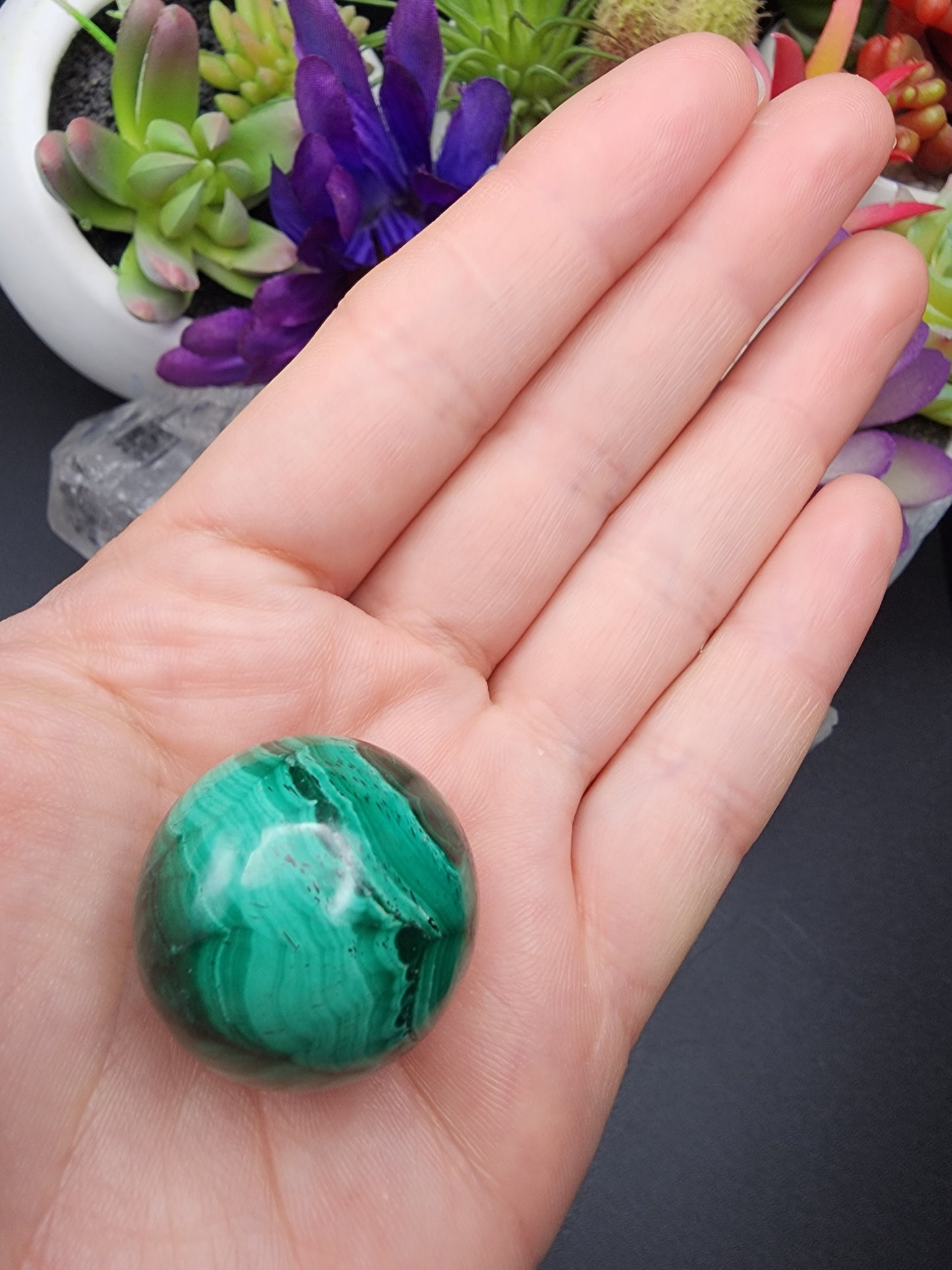 Malachite Sphere