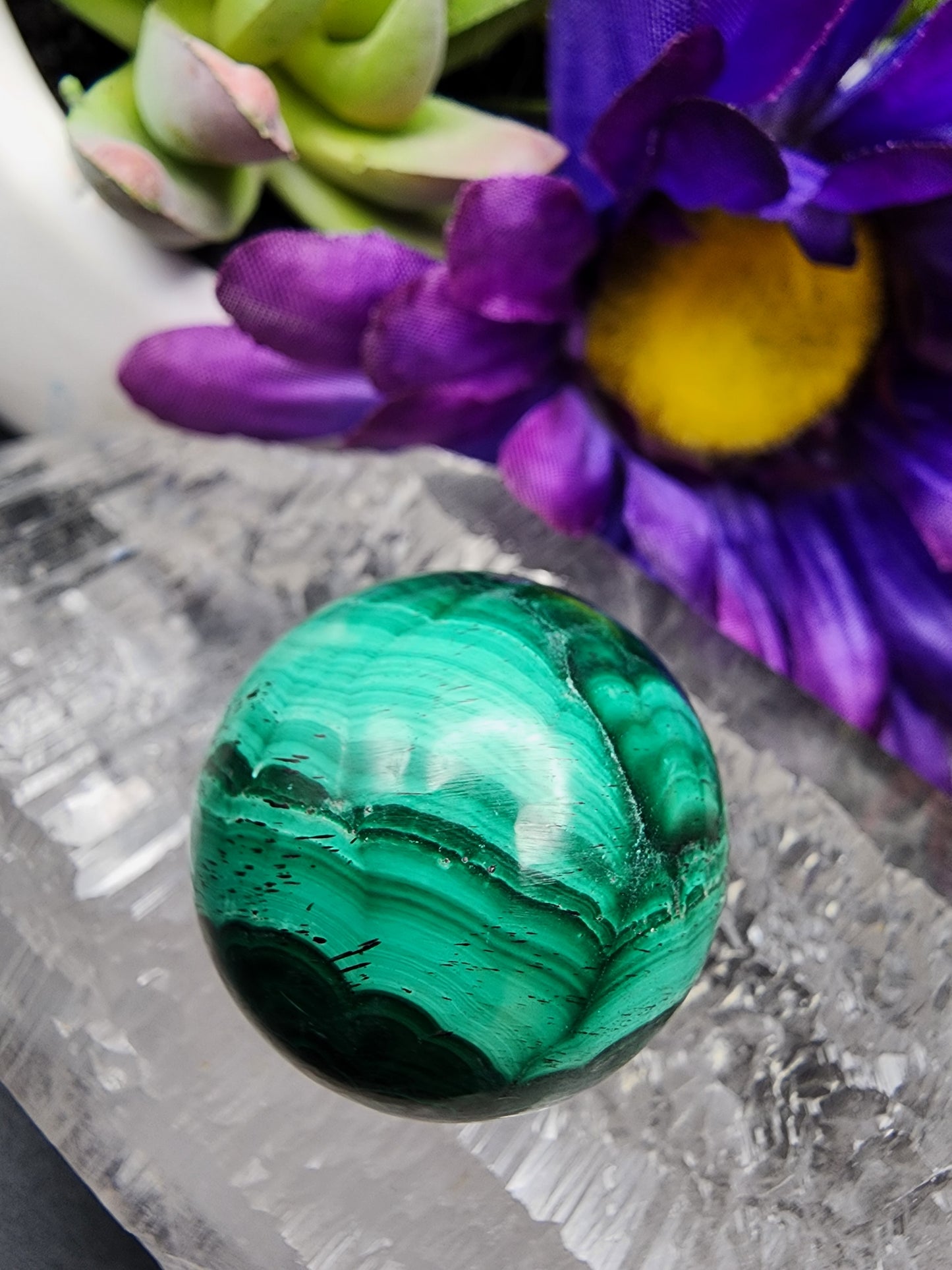 Malachite Sphere