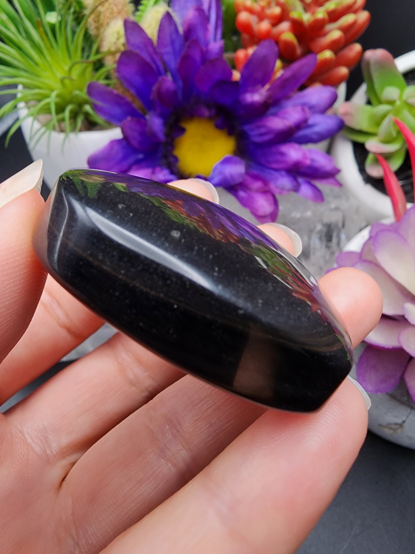 Silver Sheen Obsidan