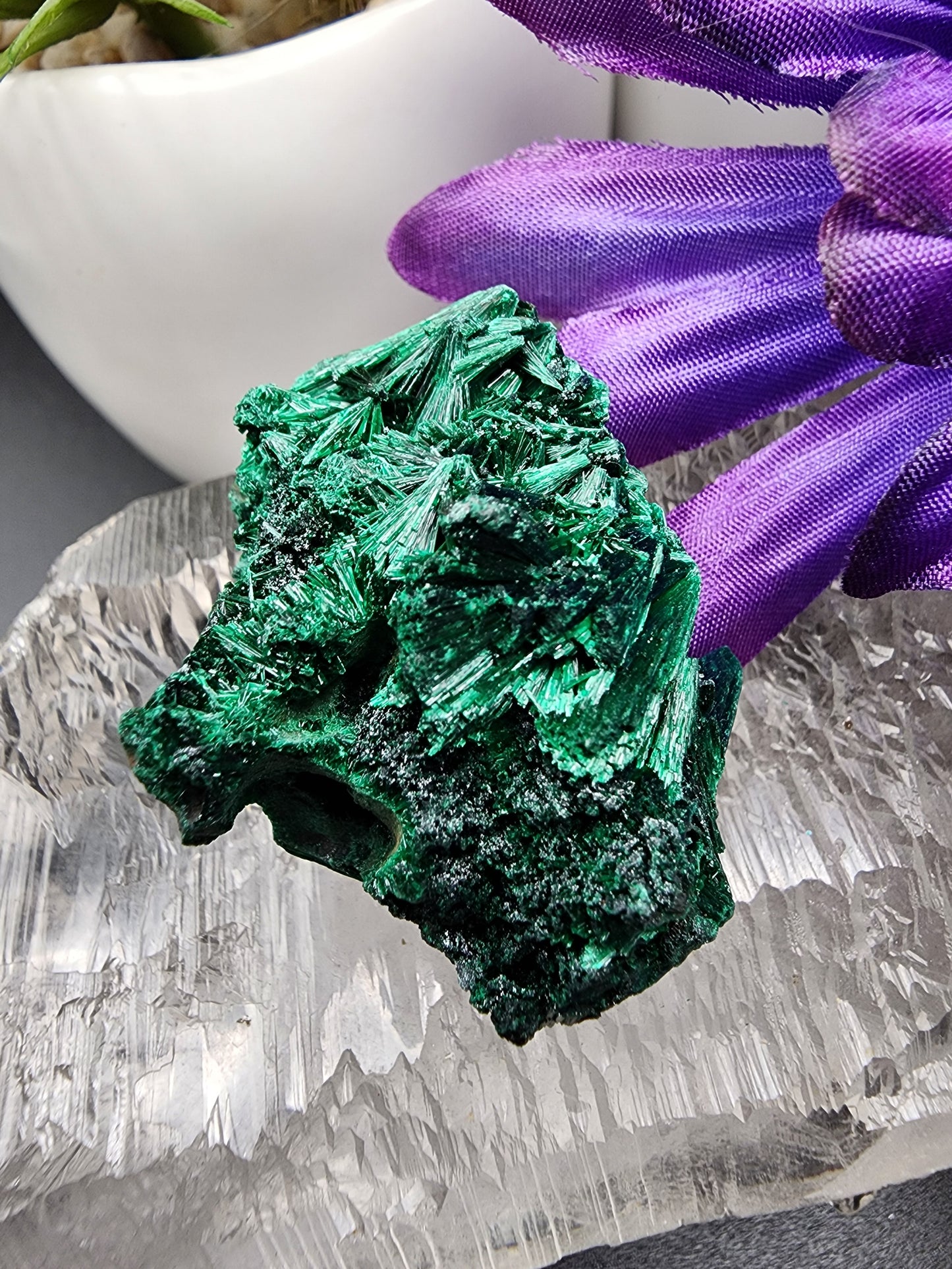 Fibrous Malachite