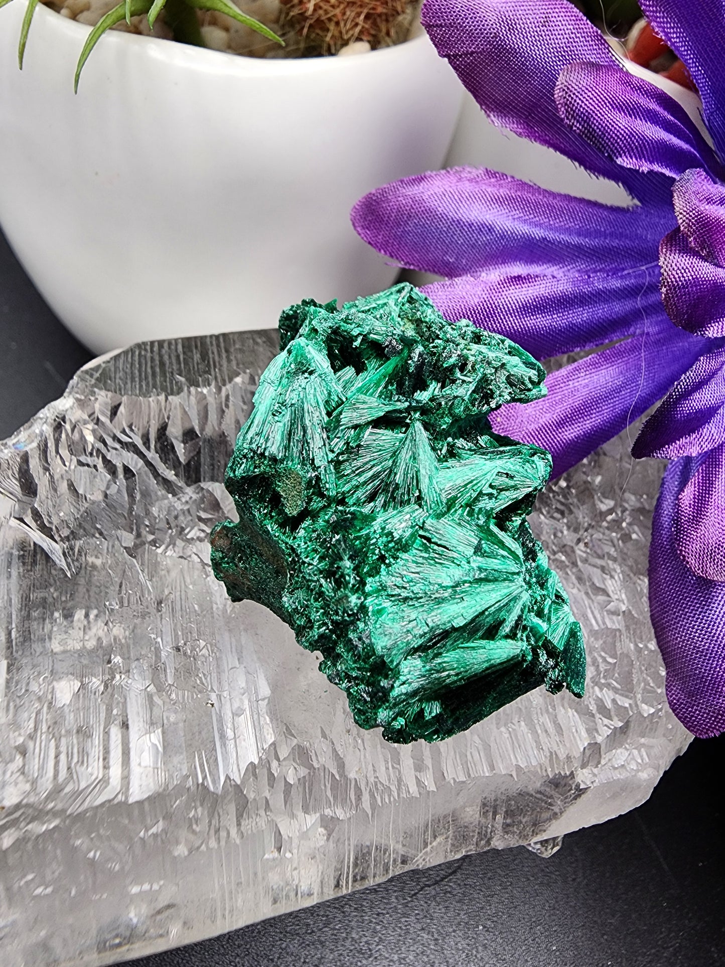 Fibrous Malachite