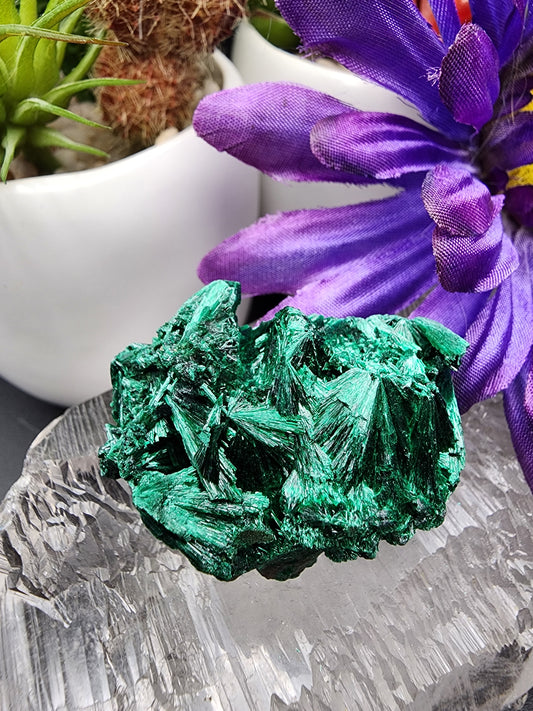 Fibrous Malachite