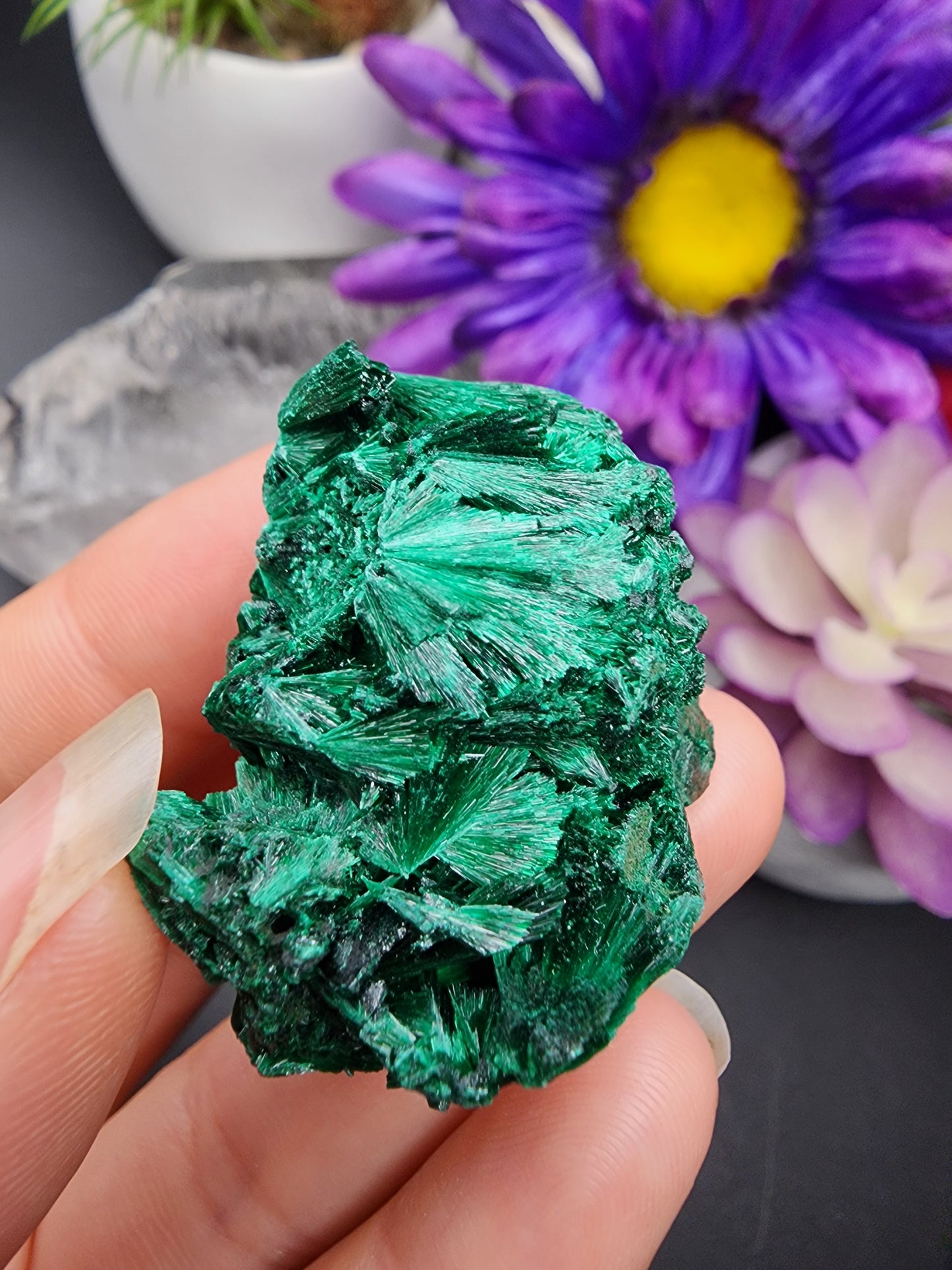 Fibrous Malachite