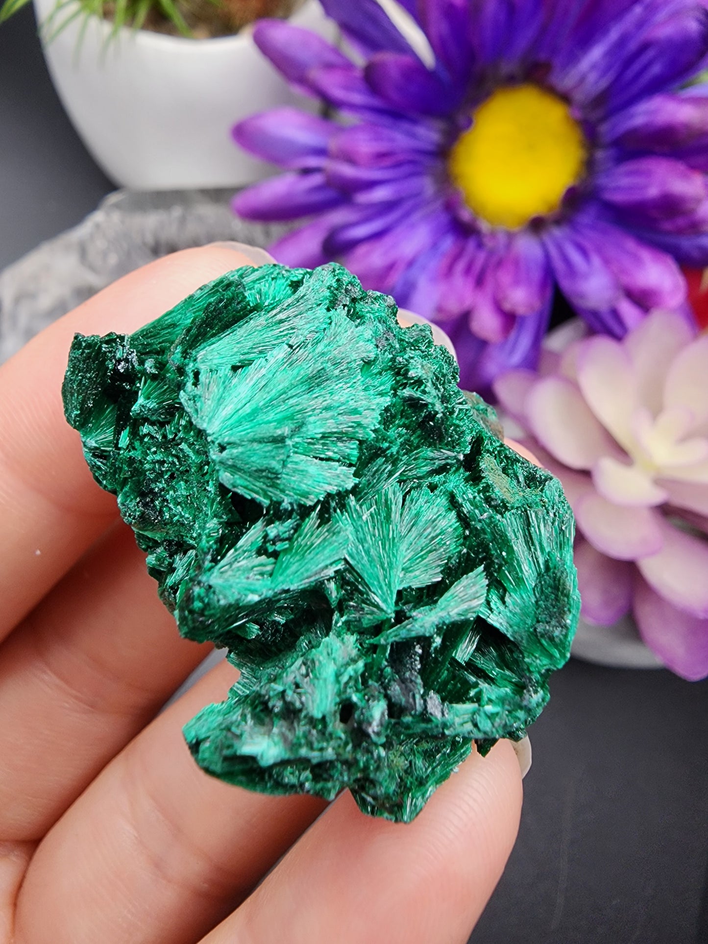 Fibrous Malachite