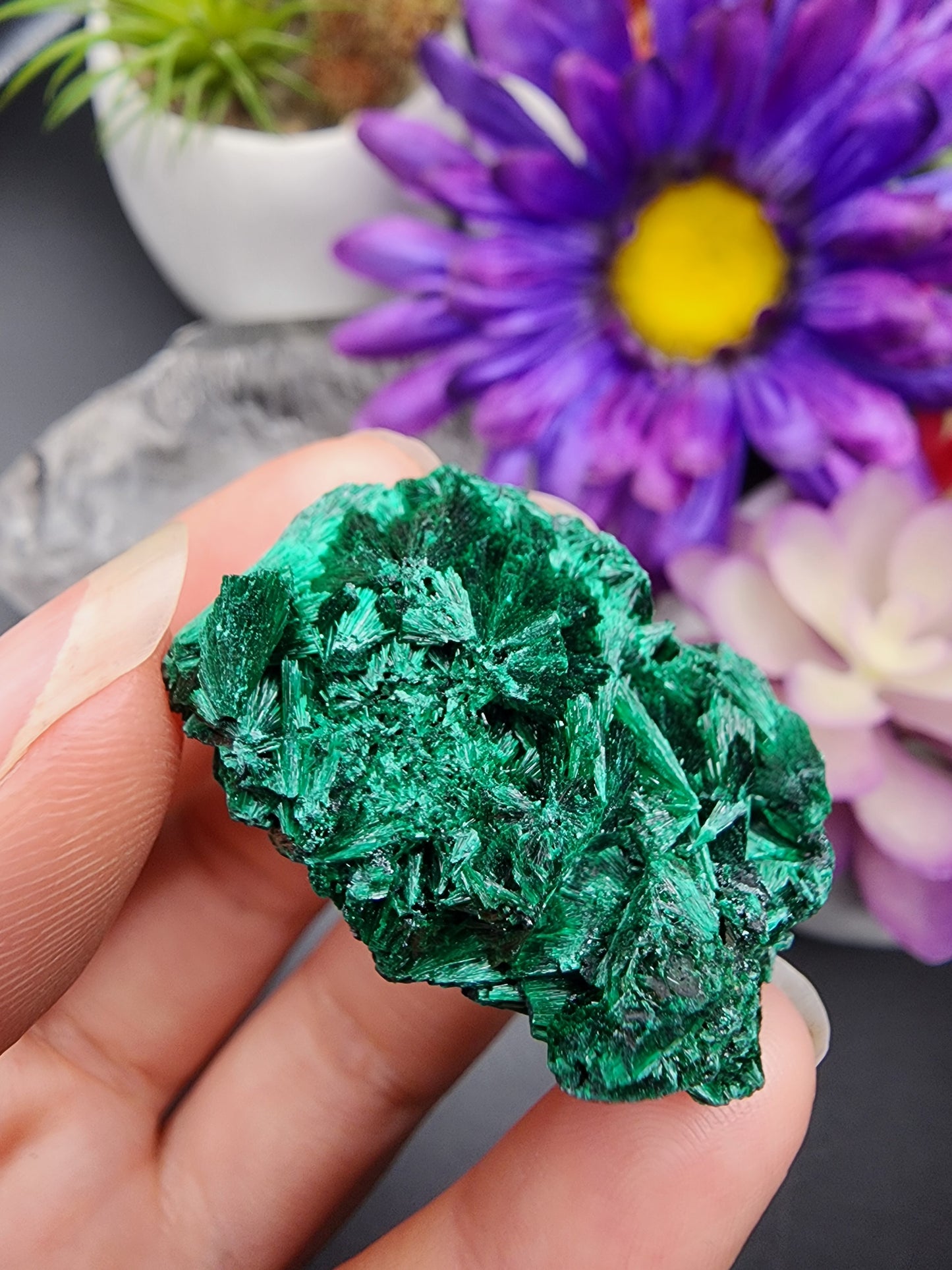 Fibrous Malachite