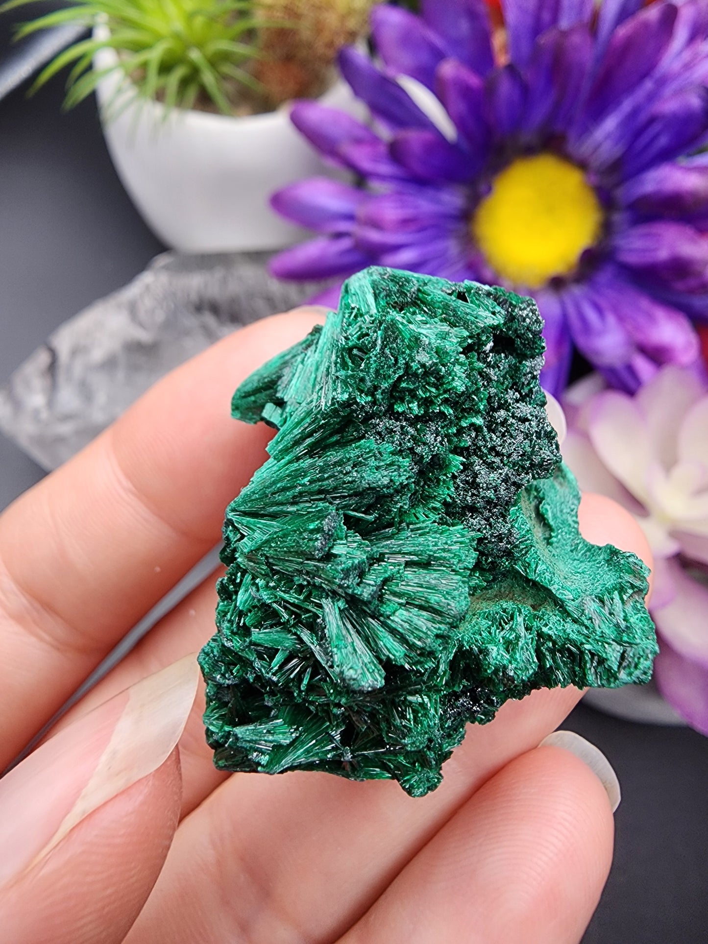 Fibrous Malachite