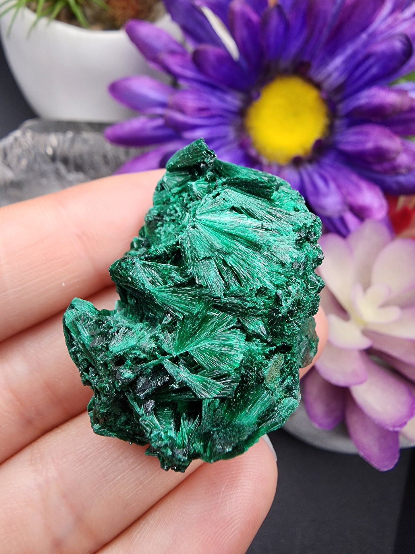 Fibrous Malachite