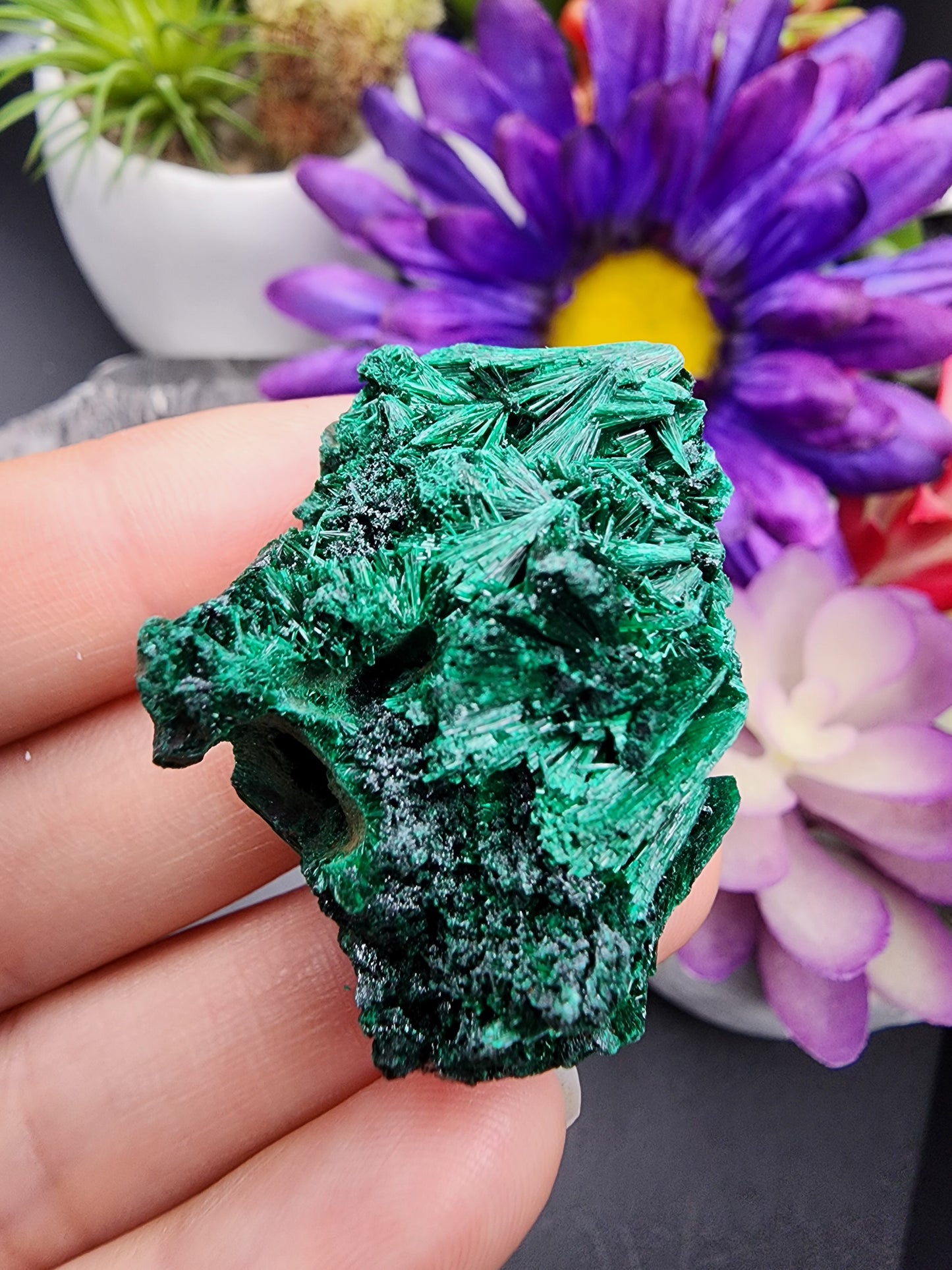 Fibrous Malachite