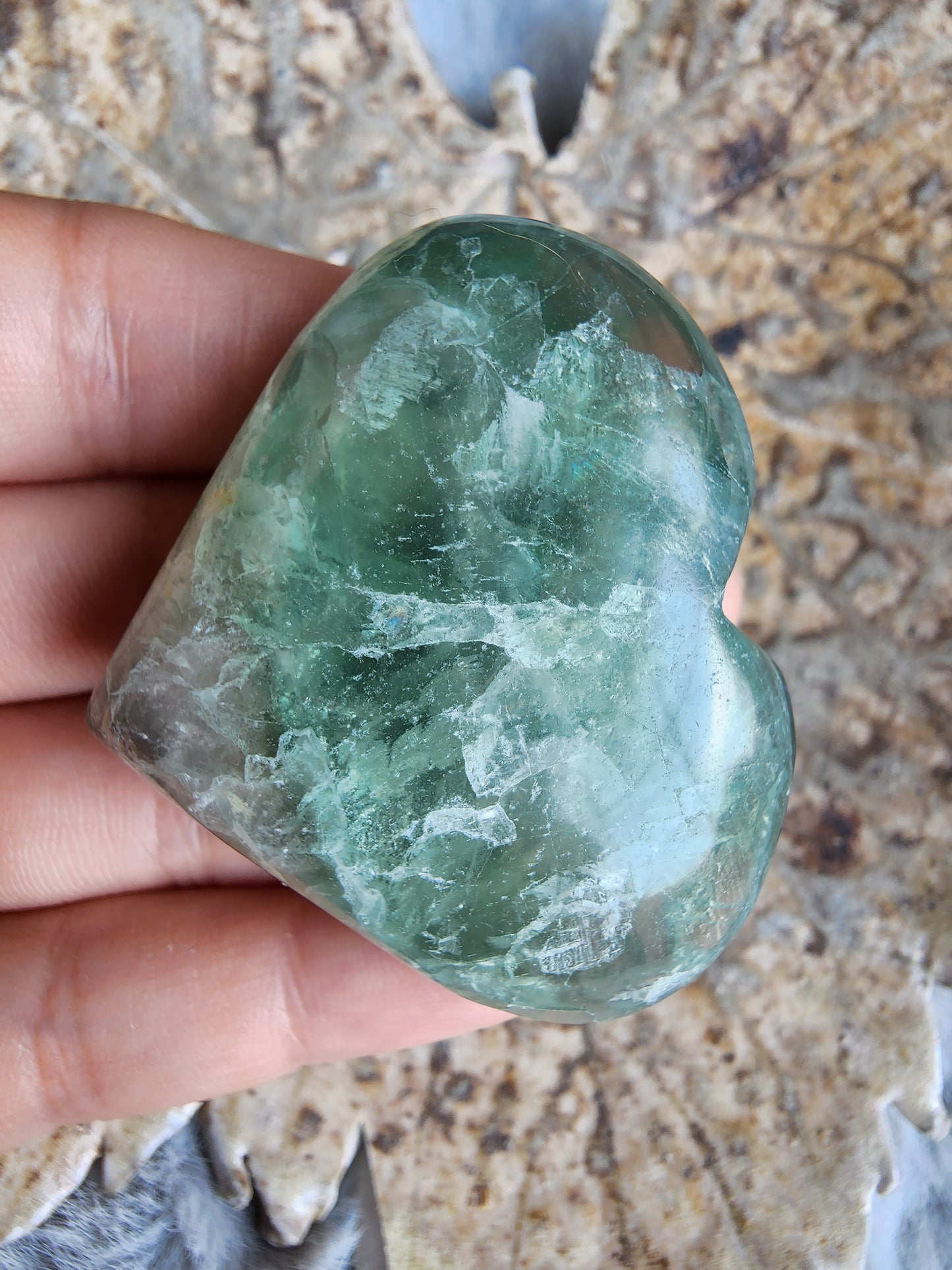 Fluorite Heart