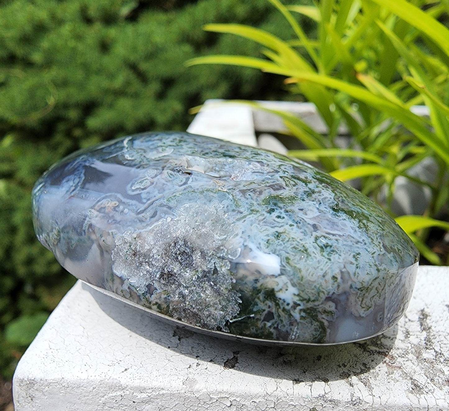 Moss Agate Palmstone