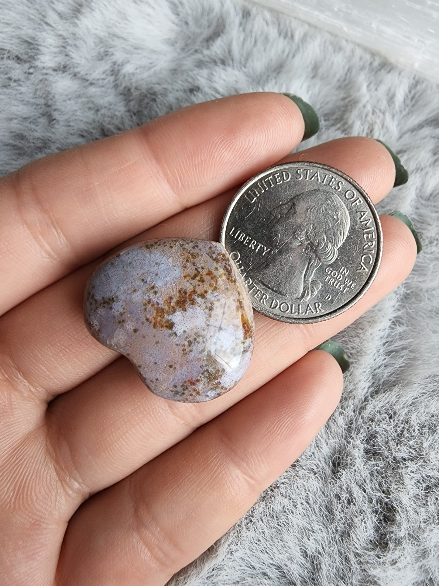 Ocean Jasper Heart