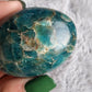 Blue Apatite Palmstone