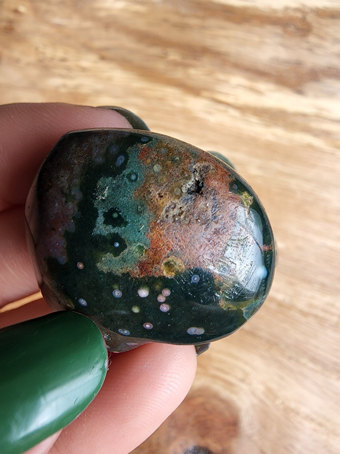 Ocean Jasper Heart