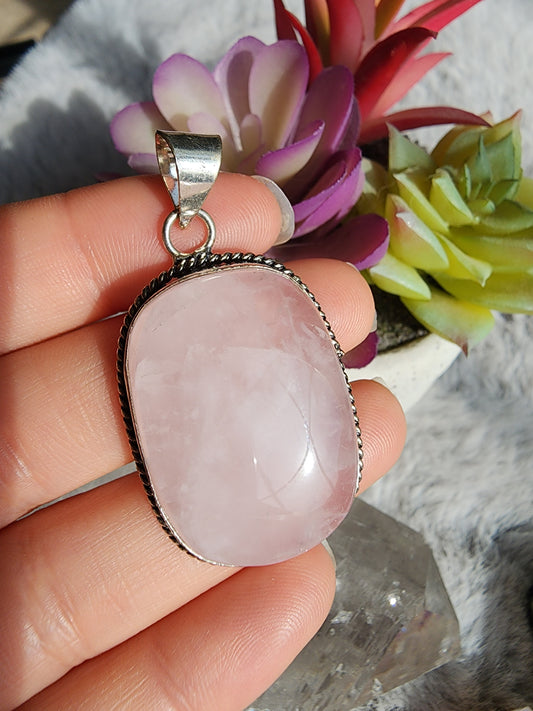 Rose Quartz Pendant