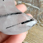 Black Tourmaline Quartz Moon