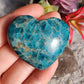 Blue Apaite Heart