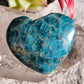 Blue Apaite Heart