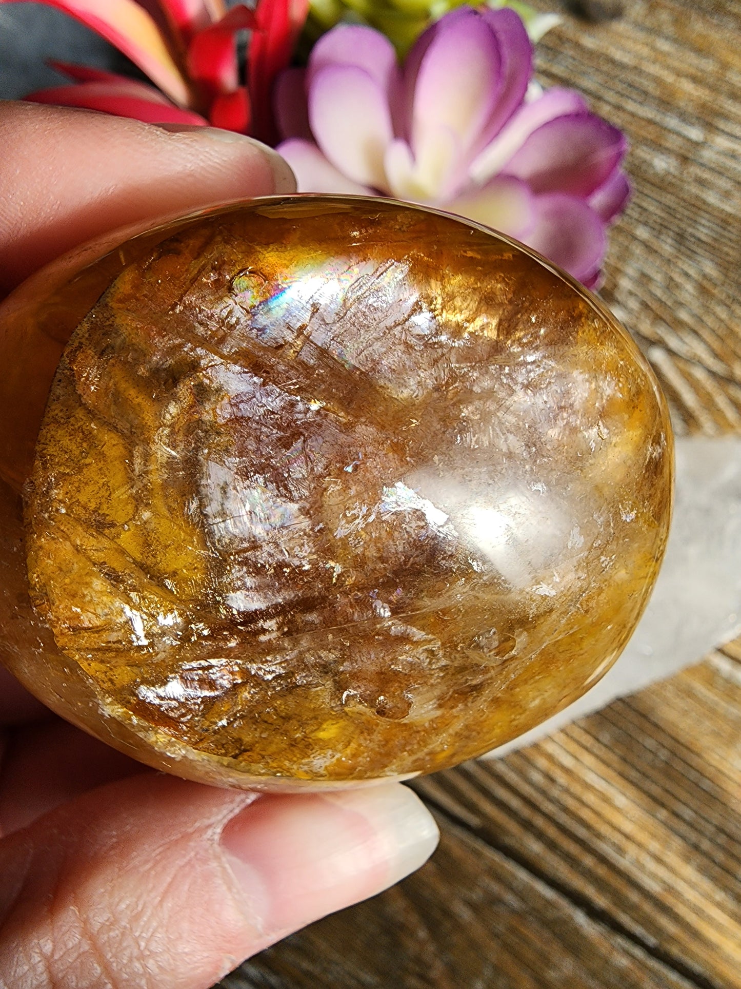 Golden Healer Palmstone